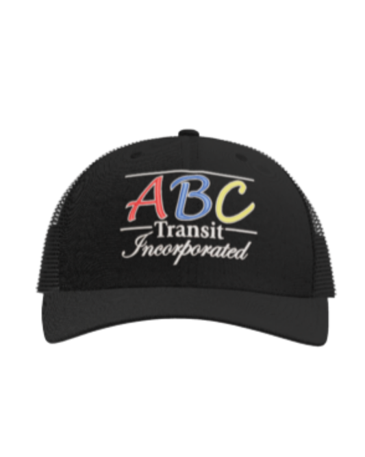 YP Classic Retro Trucker Cap – Black/Black