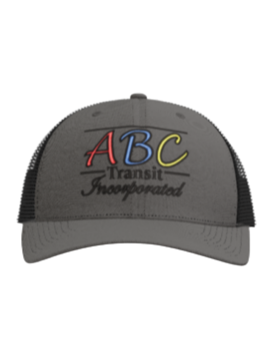YP Classic Retro Trucker Cap – Charcoal/Black